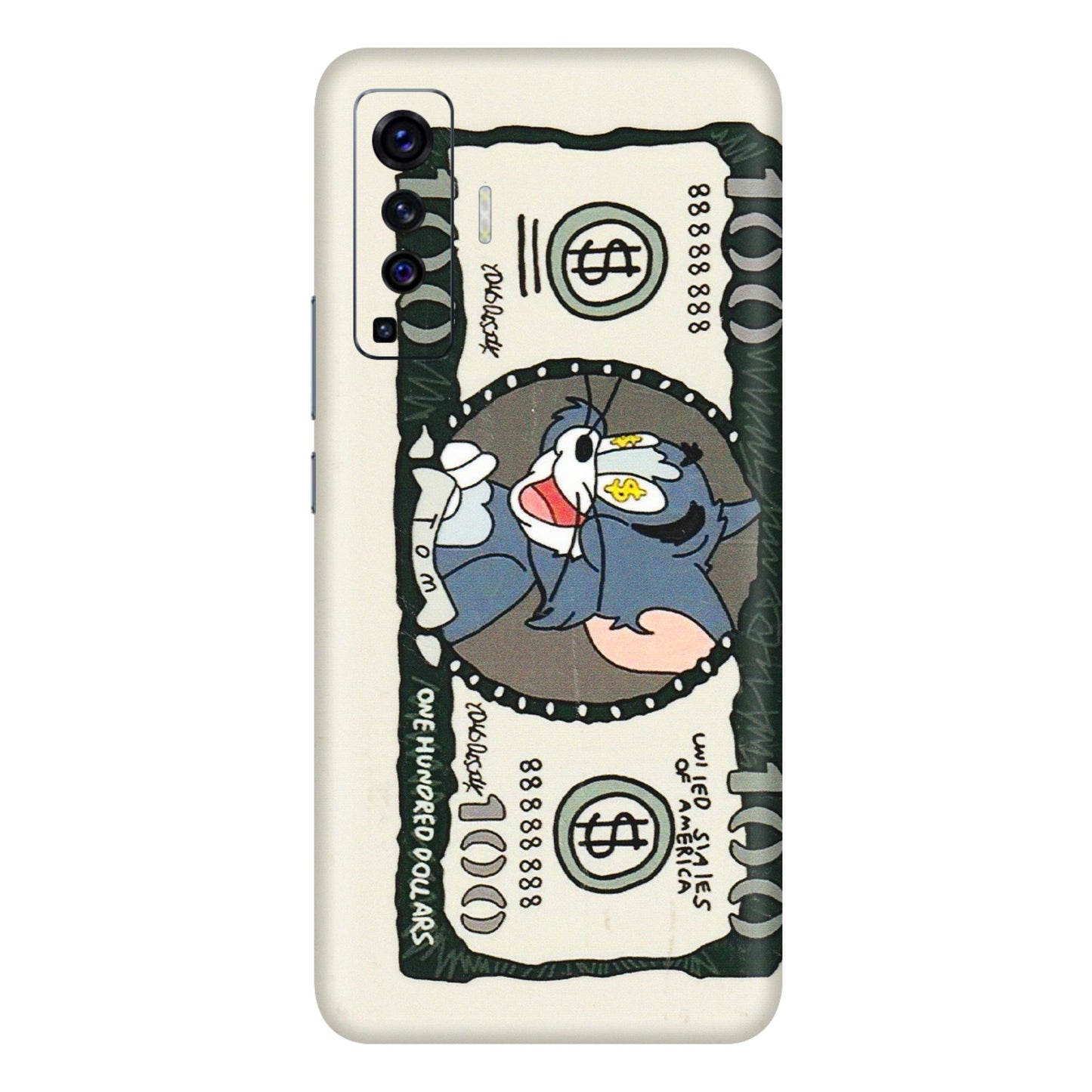 VIVO Z/V/X/T/U/S Series Phone Skins (All Models) - Tom Hundred Dollar - 3D Embossed Finish (L-324) Vivo X50