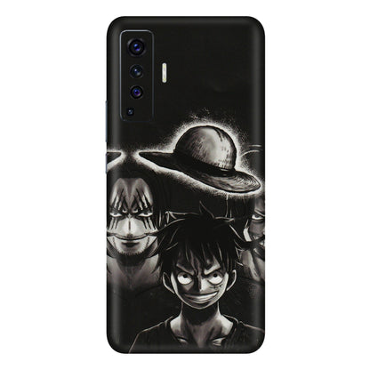 VIVO Z/V/X/T/U/S Series Phone Skins (All Models) - Black Luffy Hat - 3D Embossed Finish (L-57) Vivo X50