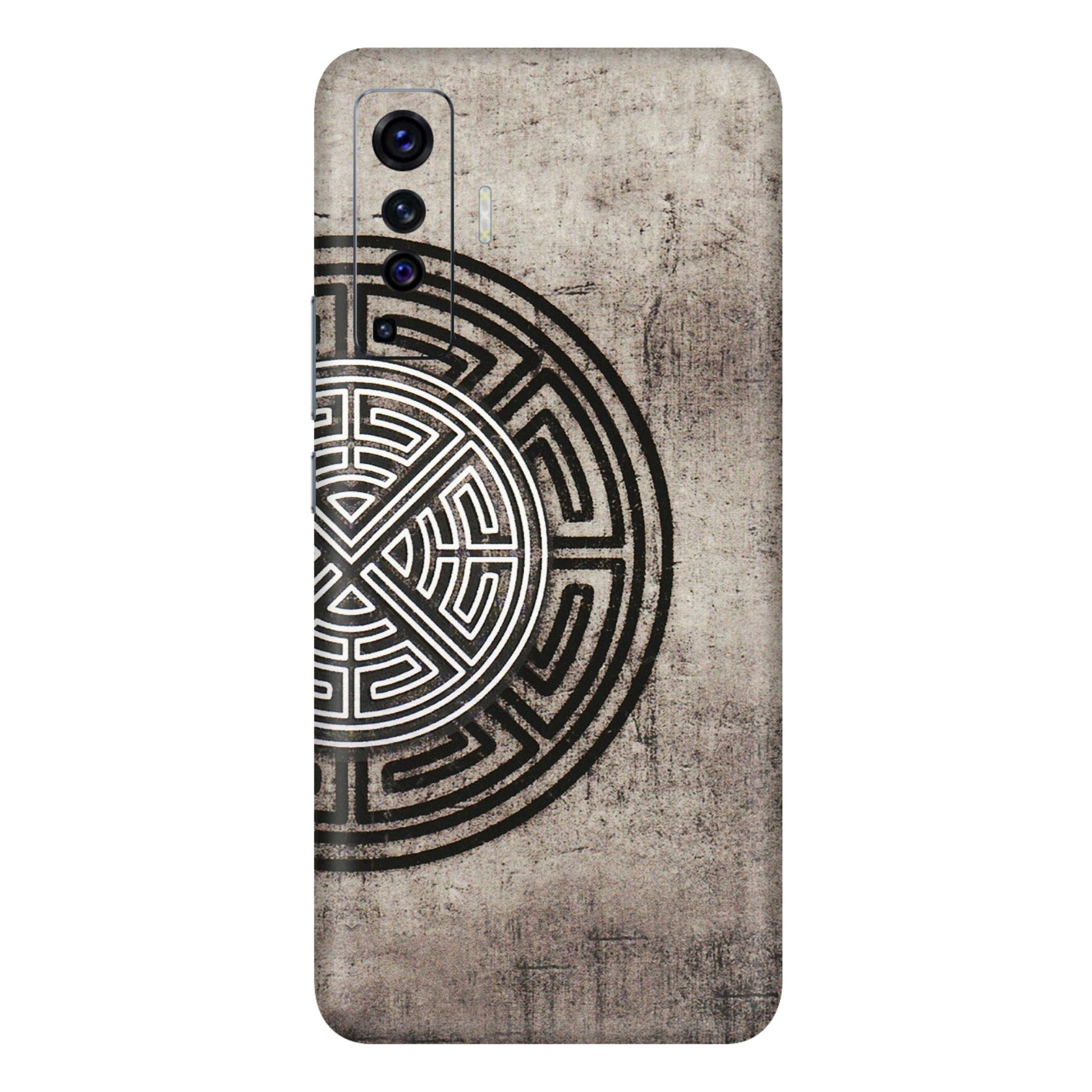 VIVO Z/V/X/T/U/S Series Phone Skins (All Models) - Mysterious Circular Design - 3D Embossed Finish (L-63) Vivo X50