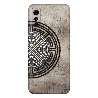 VIVO Z/V/X/T/U/S Series Phone Skins (All Models) - Mysterious Circular Design - 3D Embossed Finish (L-63) Vivo X50