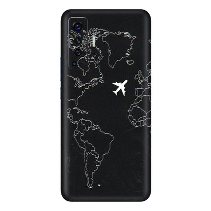 VIVO Z/V/X/T/U/S Series Phone Skins (All Models) - Never Ending Travel - 3D Embossed Finish (L-79) Vivo X50