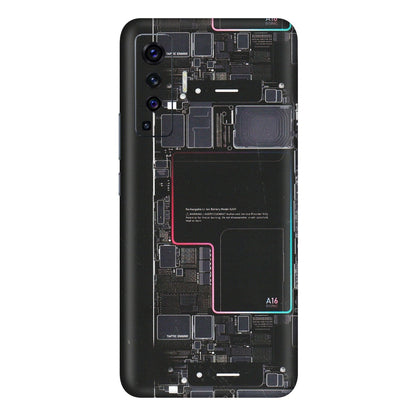 VIVO Z/V/X/T/U/S Series Phone Skins (All Models) - Motherboard Circuit Layout - Matte Finish (M-117) Vivo X50