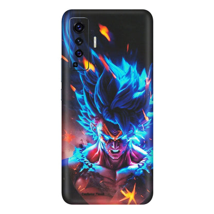 VIVO Z/V/X/T/U/S Series Phone Skins (All Models) - Angry Goku Dragon Ball Anime - Matte Finish (M-150) Vivo X50