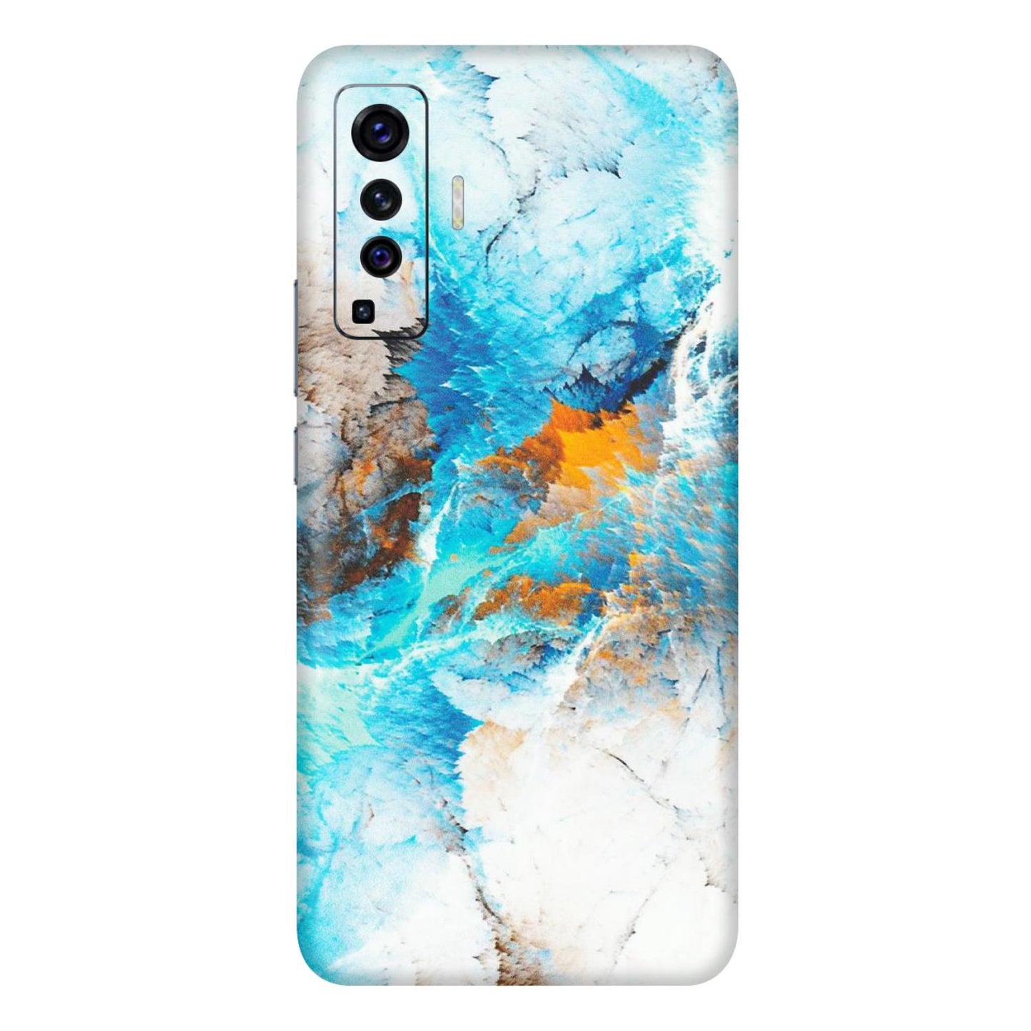 VIVO Z/V/X/T/U/S Series Phone Skins (All Models) - Blue Waves Abstract - Matte Finish (M-19) Vivo X50