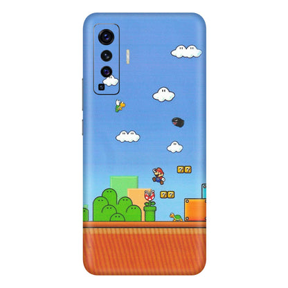 VIVO Z/V/X/T/U/S Series Phone Skins (All Models) - Mario Game Scene - Matte Finish (M-24) Vivo X50