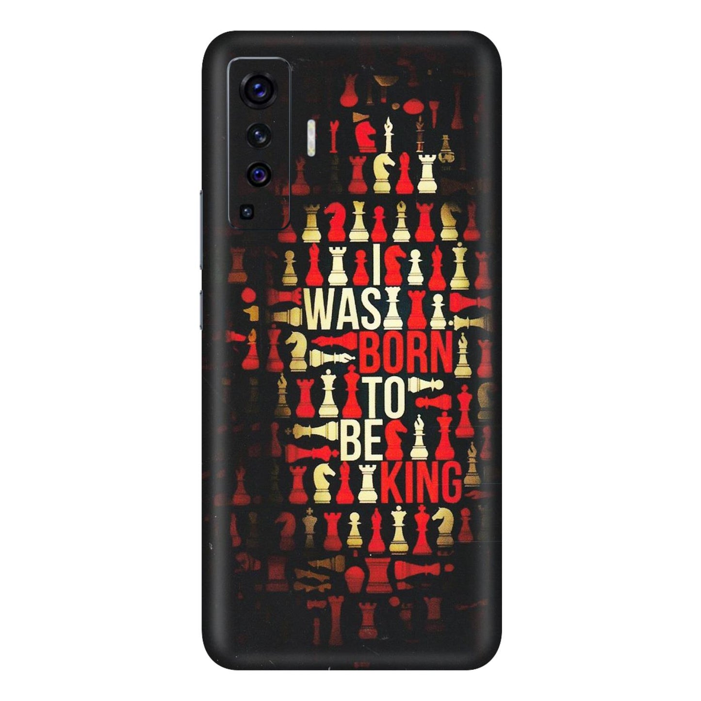 VIVO Z/V/X/T/U/S Series Phone Skins (All Models) - Born To Be King - Matte Finish (M-73) Vivo X50