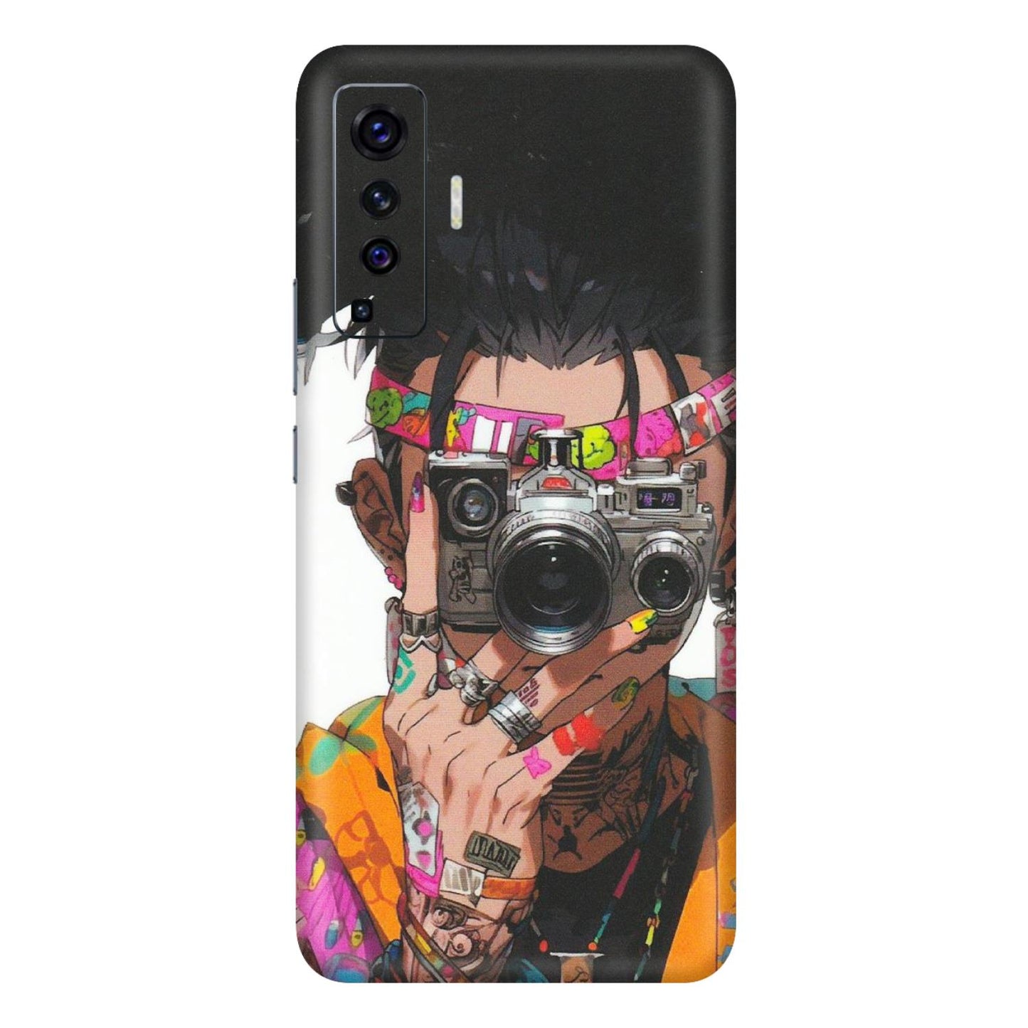 VIVO Z/V/X/T/U/S Series Phone Skins (All Models) - Camera Lover Girl - Matte Finish (M-09) Vivo X50