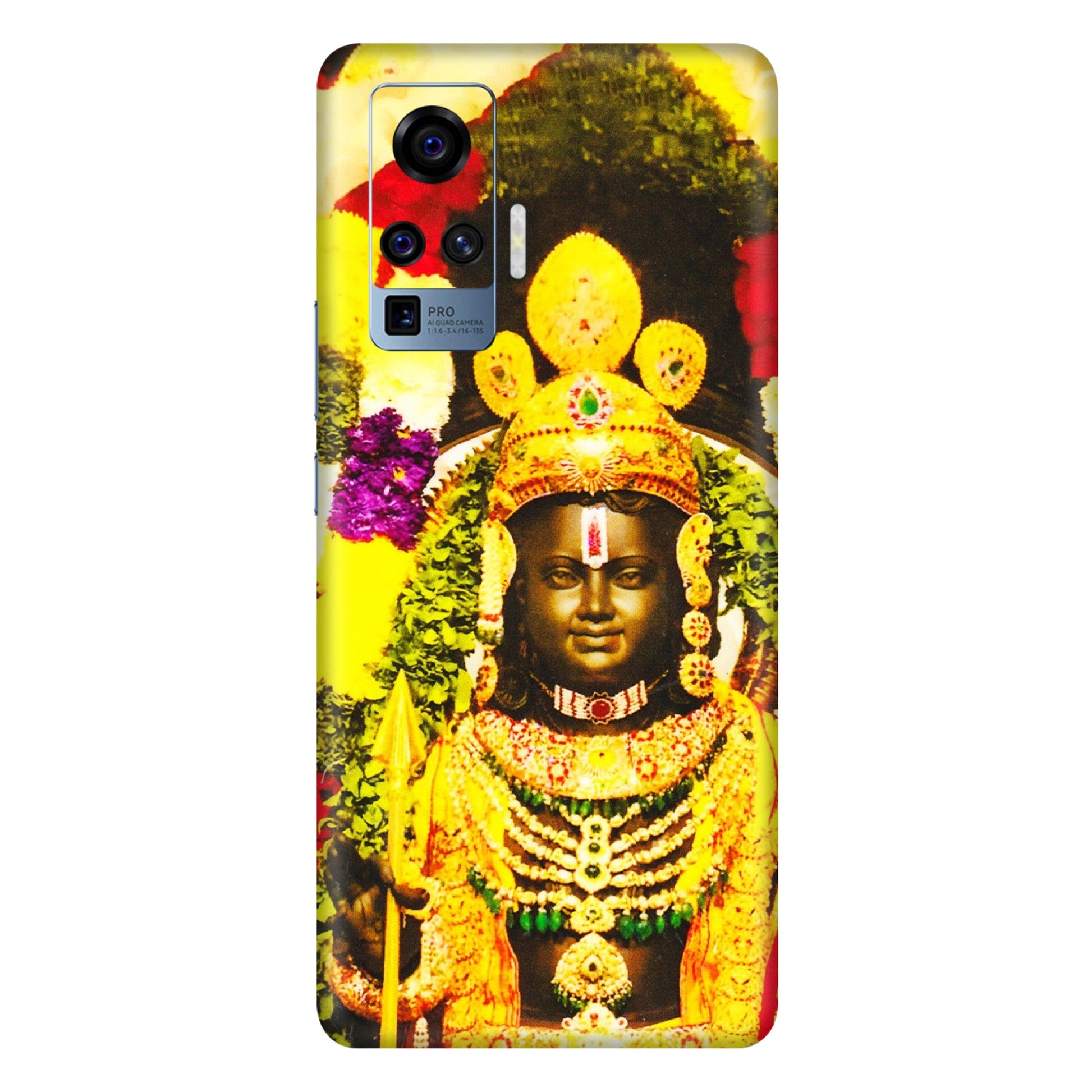 VIVO Z/V/X/T/U/S Series Phone Skins (All Models) - Ram Lalla Ayodhya - 3D Embossed Finish (L-103) Vivo X50 Pro