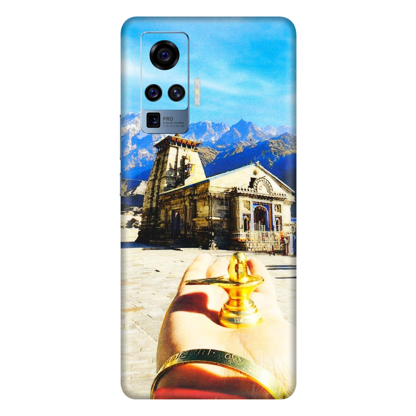VIVO Z/V/X/T/U/S Series Phone Skins (All Models) - Beauty of Kedarnath - 3D Embossed Finish (L-108) Vivo X50 Pro
