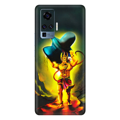 VIVO Z/V/X/T/U/S Series Phone Skins (All Models) - Hanuman Ji - 3D Embossed Finish (L-128) Vivo X50 Pro