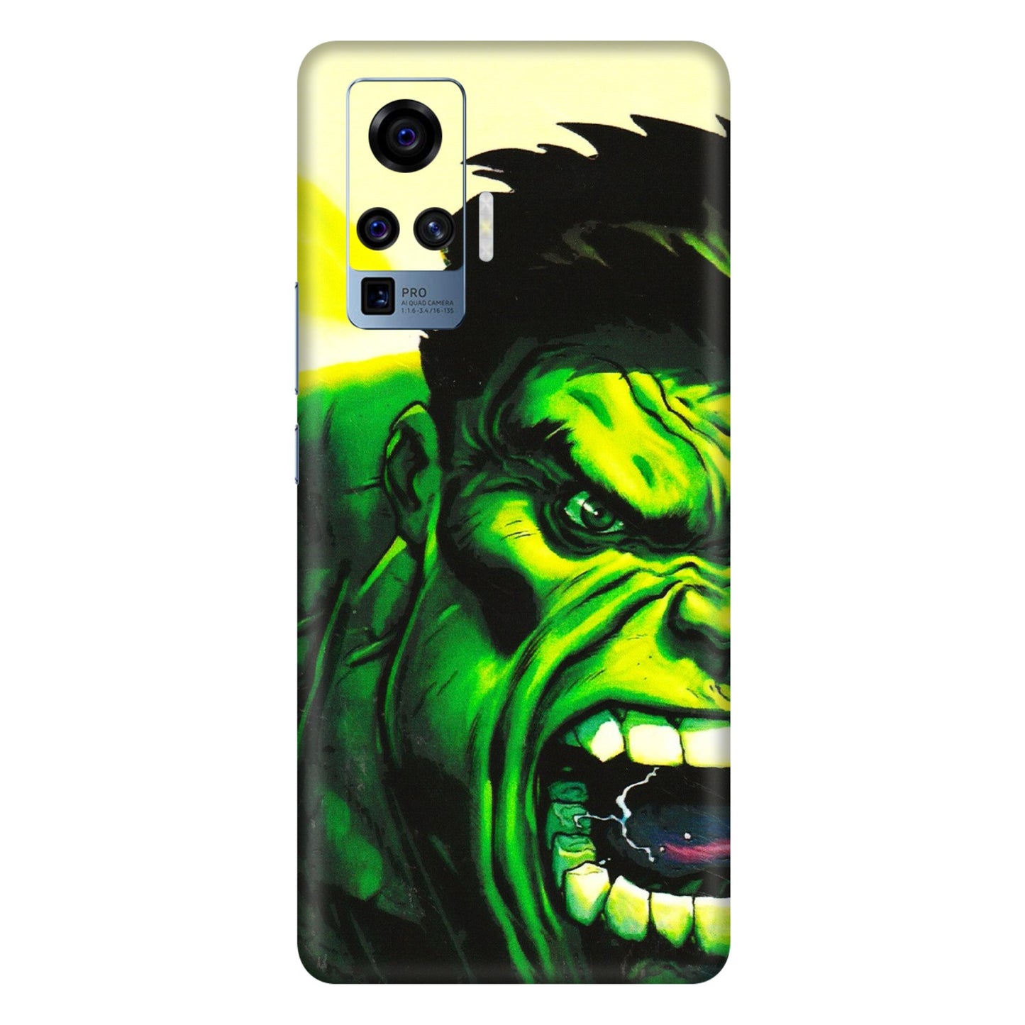 VIVO Z/V/X/T/U/S Series Phone Skins (All Models) - Hulk - 3D Embossed Finish (L-180) Vivo X50 Pro