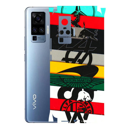 VIVO Z/V/X/T/U/S Series Phone Skins (All Models) - Multi Designer Brands - 3D Embossed Finish (L-187) Vivo X50 Pro