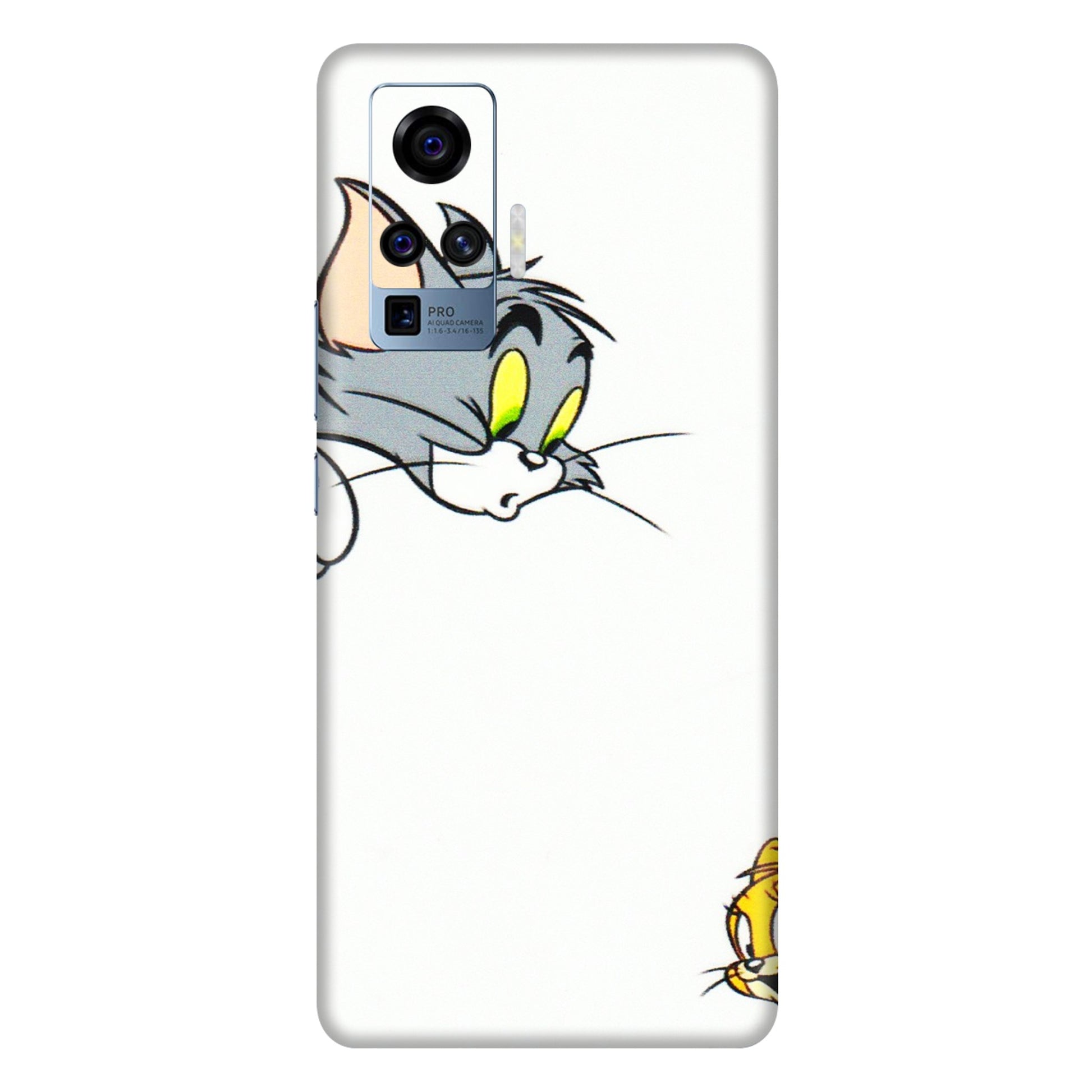 VIVO Z/V/X/T/U/S Series Phone Skins (All Models) - Cute Tom And Jerry - 3D Embossed Finish (L-220) Vivo X50 Pro