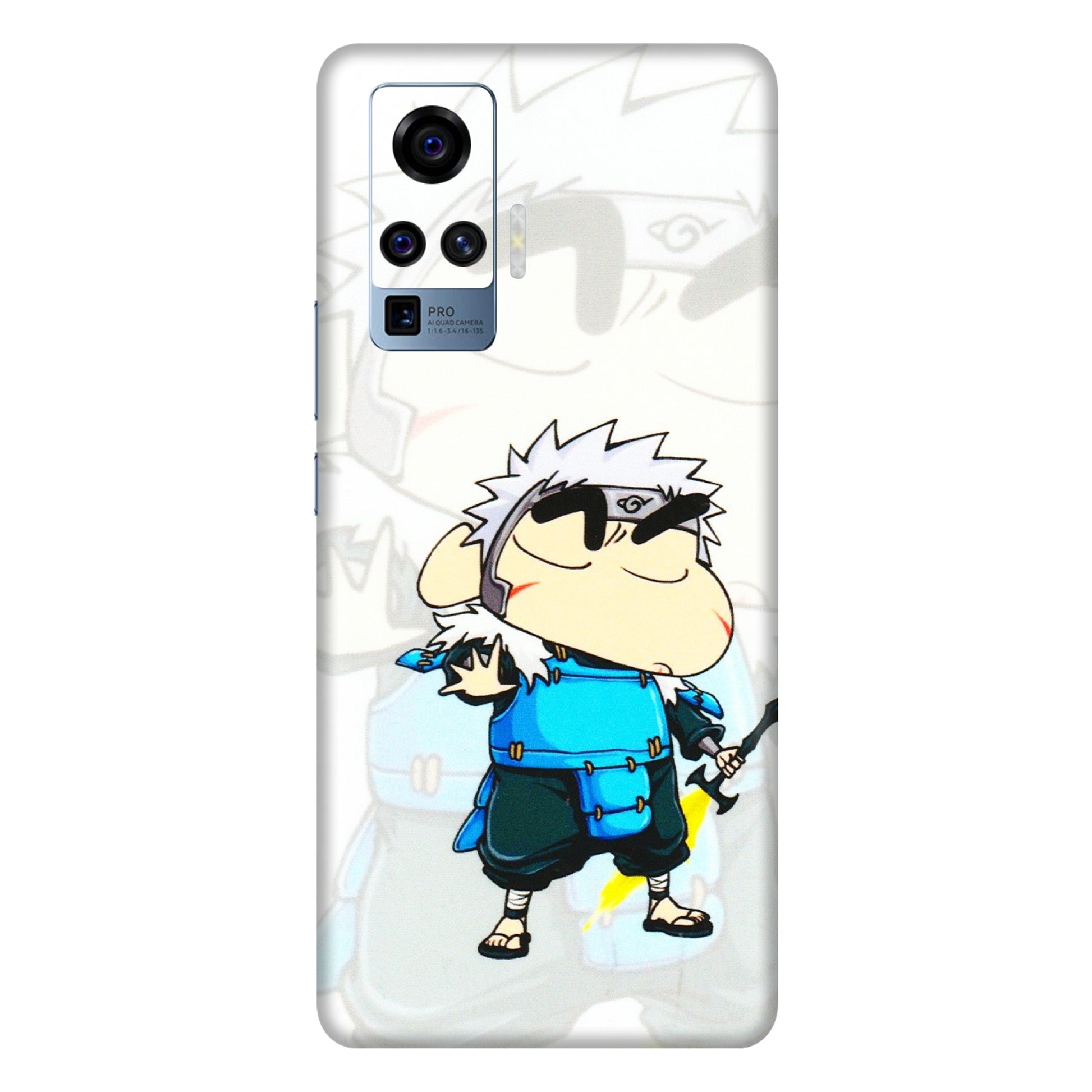VIVO Z/V/X/T/U/S Series Phone Skins (All Models) - Angry Young Shinchan - 3D Embossed Finish (L-226) Vivo X50 Pro