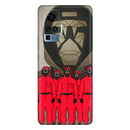 VIVO Z/V/X/T/U/S Series Phone Skins (All Models) - Squid Game Hero - 3D Embossed Finish (L-245) Vivo X50 Pro