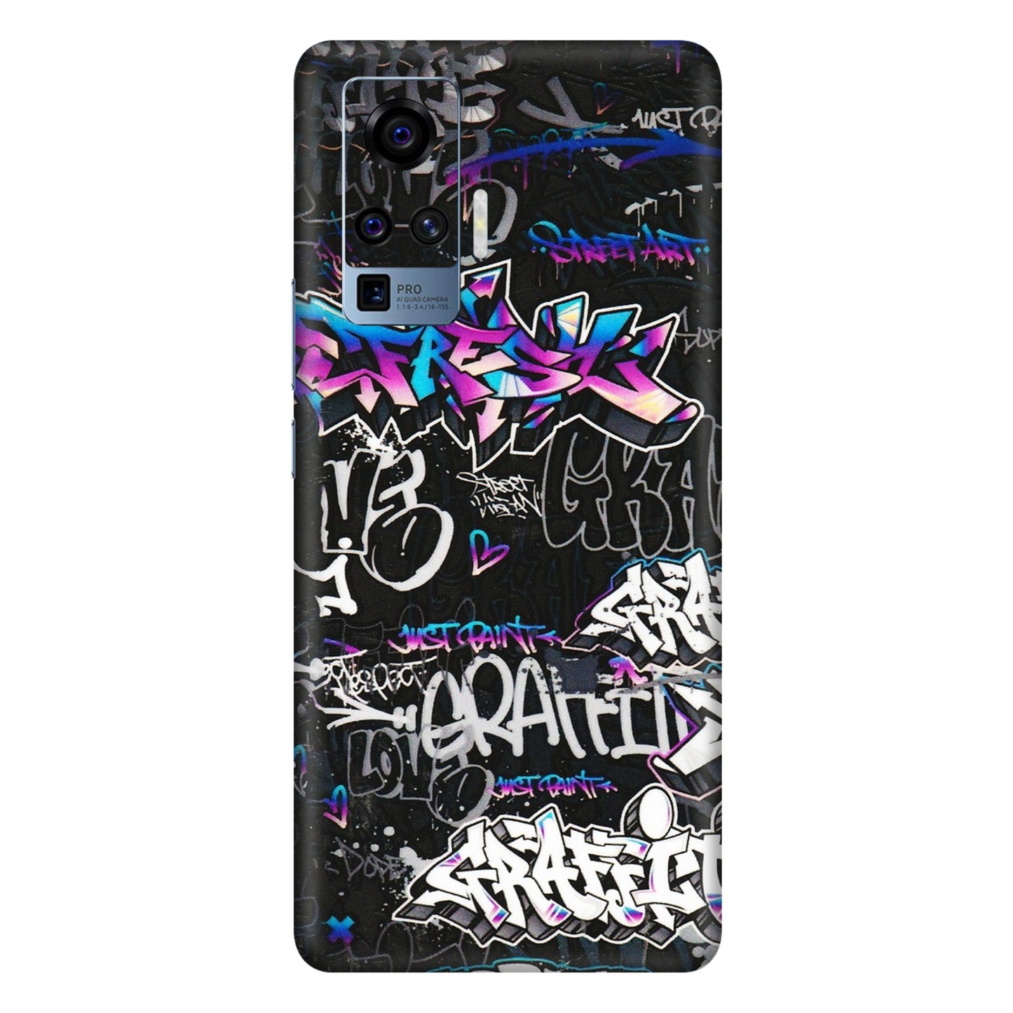 VIVO Z/V/X/T/U/S Series Phone Skins (All Models) - Graffiti Killer - 3D Embossed Finish (L-274) Vivo X50 Pro