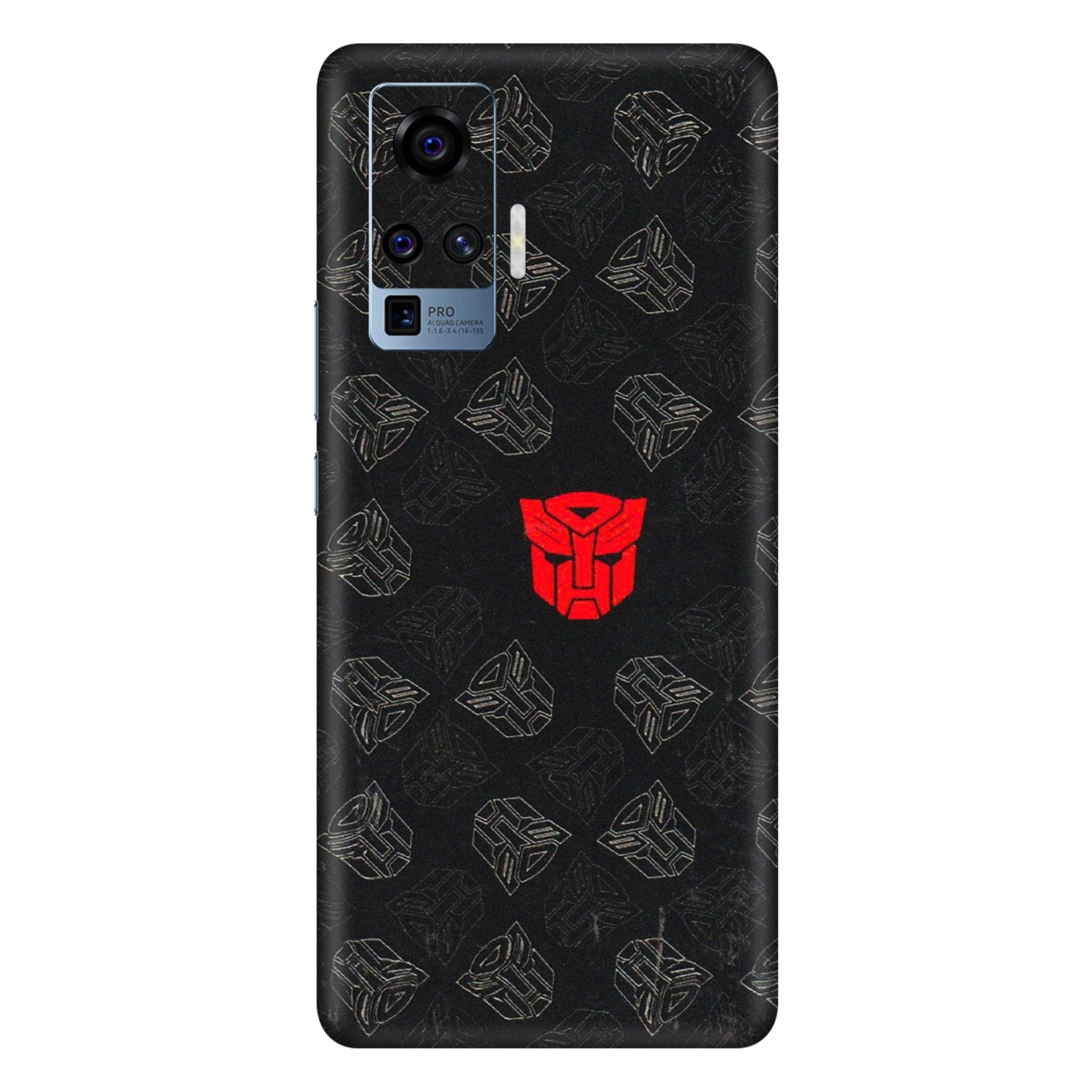 VIVO Z/V/X/T/U/S Series Phone Skins (All Models) - Transformers Devastation - 3D Embossed Finish (L-301) Vivo X50 Pro