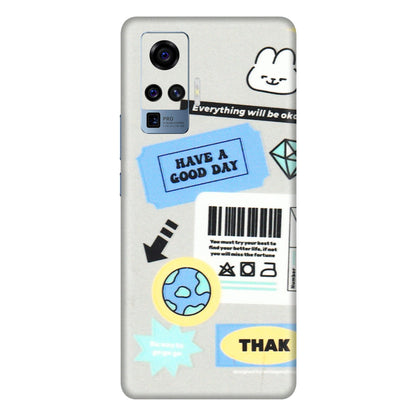 VIVO Z/V/X/T/U/S Series Phone Skins (All Models) - Will Be Okay Design - 3D Embossed Finish (L-316) Vivo X50 Pro
