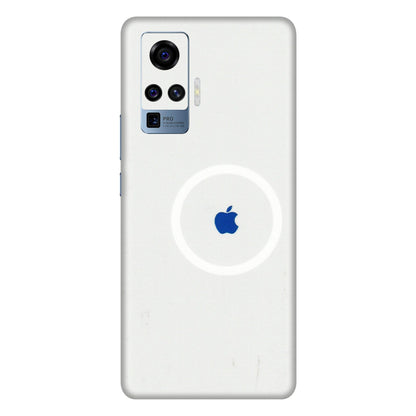 VIVO Z/V/X/T/U/S Series Phone Skins (All Models) - iPhone Magsafe Logo - 3D Embossed Finish (L-320) Vivo X50 Pro