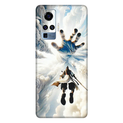 VIVO Z/V/X/T/U/S Series Phone Skins (All Models) - Big Hand With Monkey King - 3D Embossed Finish (L-323) Vivo X50 Pro