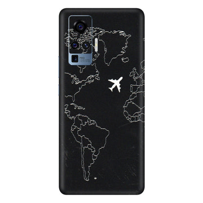 VIVO Z/V/X/T/U/S Series Phone Skins (All Models) - Never Ending Travel - 3D Embossed Finish (L-79) Vivo X50 Pro