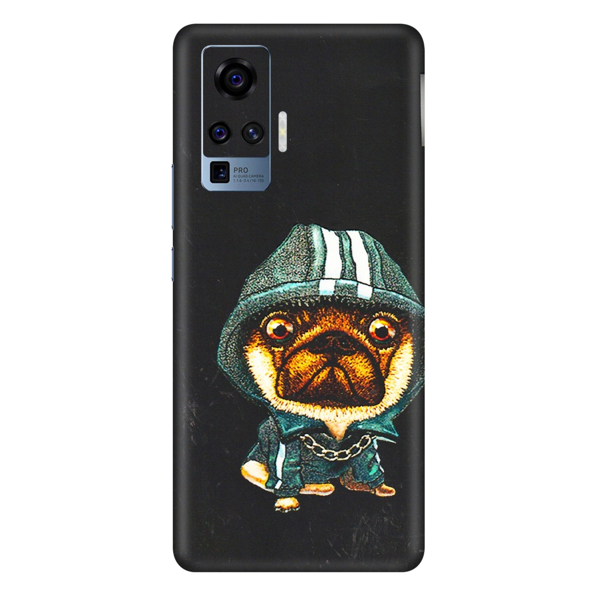 VIVO Z/V/X/T/U/S Series Phone Skins (All Models) - Puppy N Hoodie - 3D Embossed Finish (L-90) Vivo X50 Pro