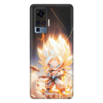 VIVO Z/V/X/T/U/S Series Phone Skins (All Models) - Goku Dragon Cute Anime - Matte Finish (M-131) Vivo X50 Pro