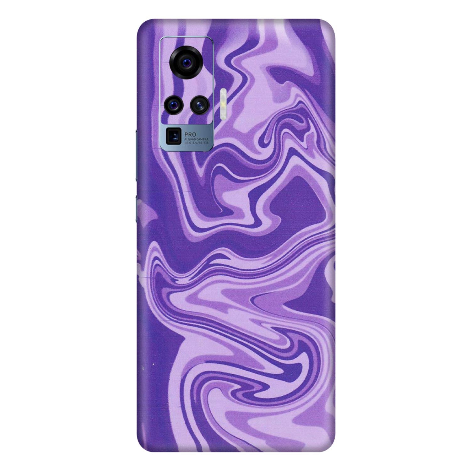 VIVO Z/V/X/T/U/S Series Phone Skins (All Models) - Hazy Purple Nights - Matte Finish (M-14) Vivo X50 Pro