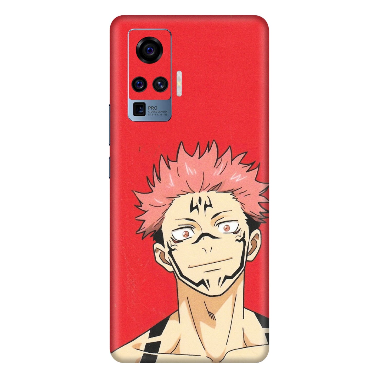 VIVO Z/V/X/T/U/S Series Phone Skins (All Models) - Ryomen Sukuna Fun Anime - Matte Finish (M-153) Vivo X50 Pro