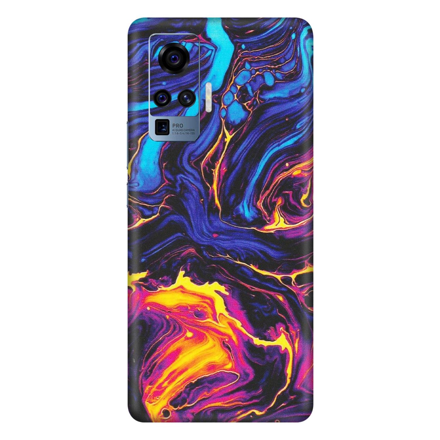 VIVO Z/V/X/T/U/S Series Phone Skins (All Models) - Abstract Paint Classy - Matte Finish (M-15) Vivo X50 Pro