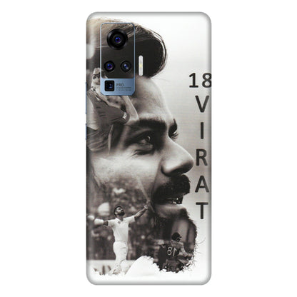 VIVO Z/V/X/T/U/S Series Phone Skins (All Models) - Virat Kohli Cricketer - Matte Finish (M-163) Vivo X50 Pro