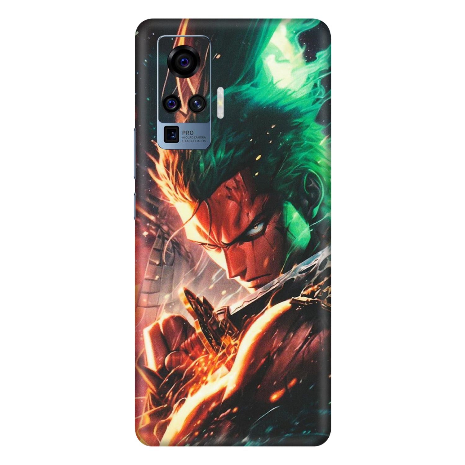 VIVO Z/V/X/T/U/S Series Phone Skins (All Models) - Anime Gojo Sword - Matte Finish (M-32) Vivo X50 Pro