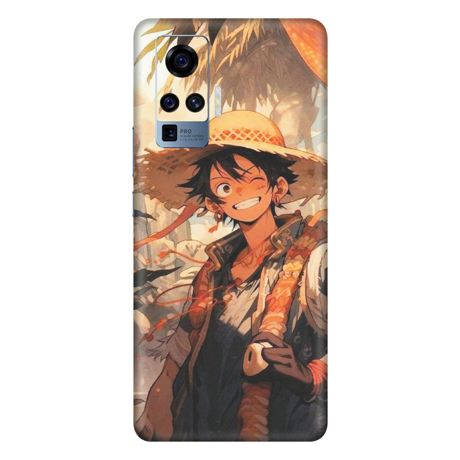 VIVO Z/V/X/T/U/S Series Phone Skins (All Models) - Anime Character Smile - Matte Finish (M-33) Vivo X50 Pro
