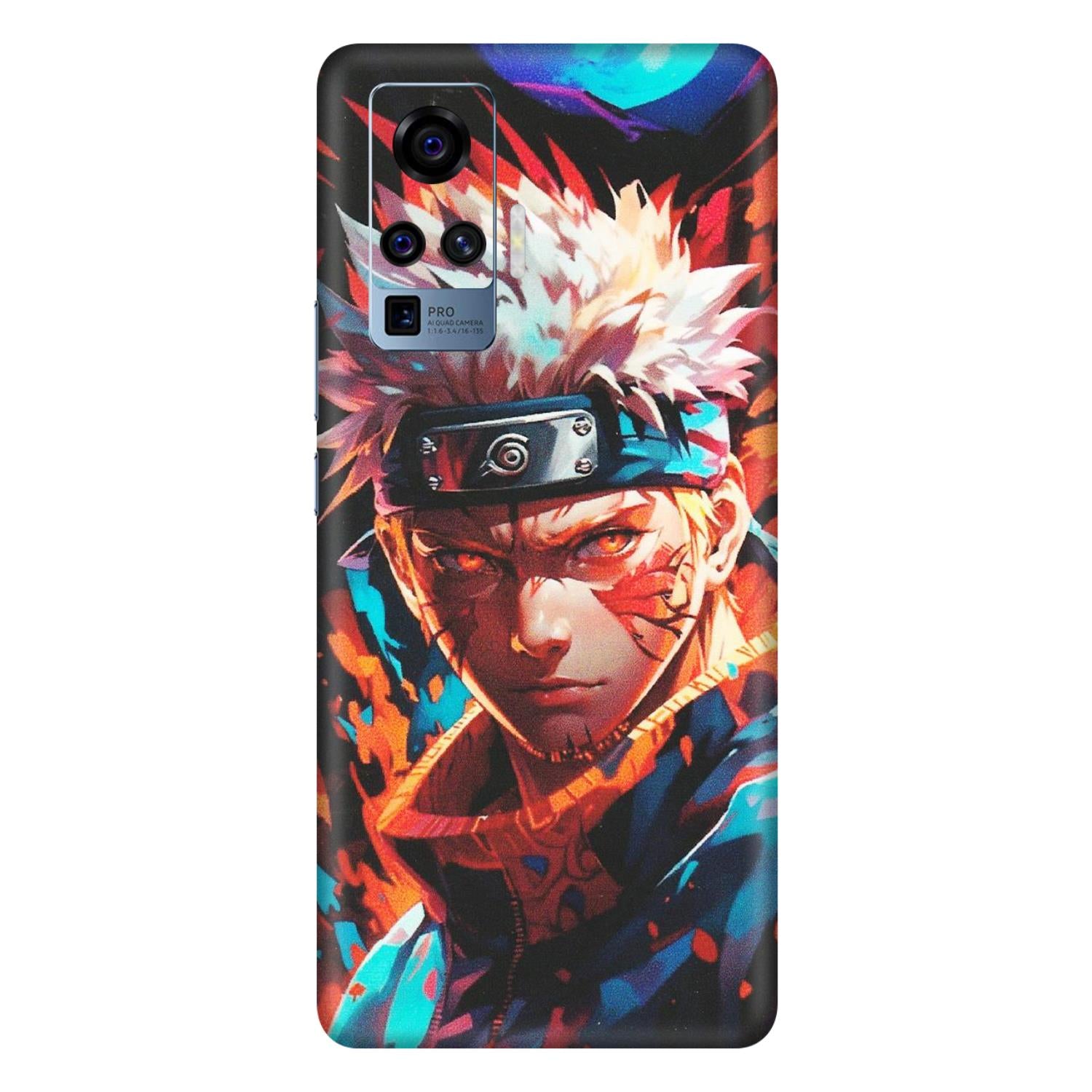 VIVO Z/V/X/T/U/S Series Phone Skins (All Models) - Anime Ferocious Character - Matte Finish (M-44) Vivo X50 Pro