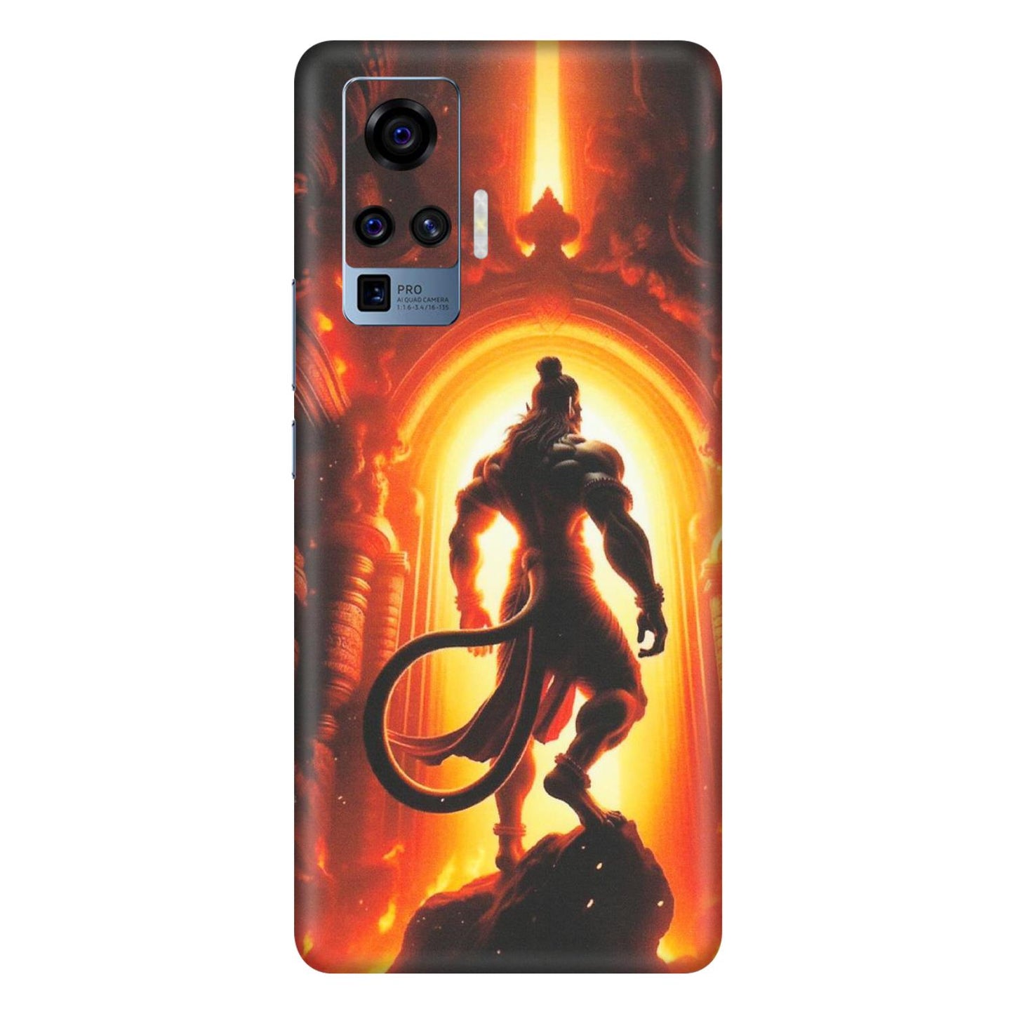 VIVO Z/V/X/T/U/S Series Phone Skins (All Models) - HanumanJi - Matte Finish (M-06) Vivo X50 Pro