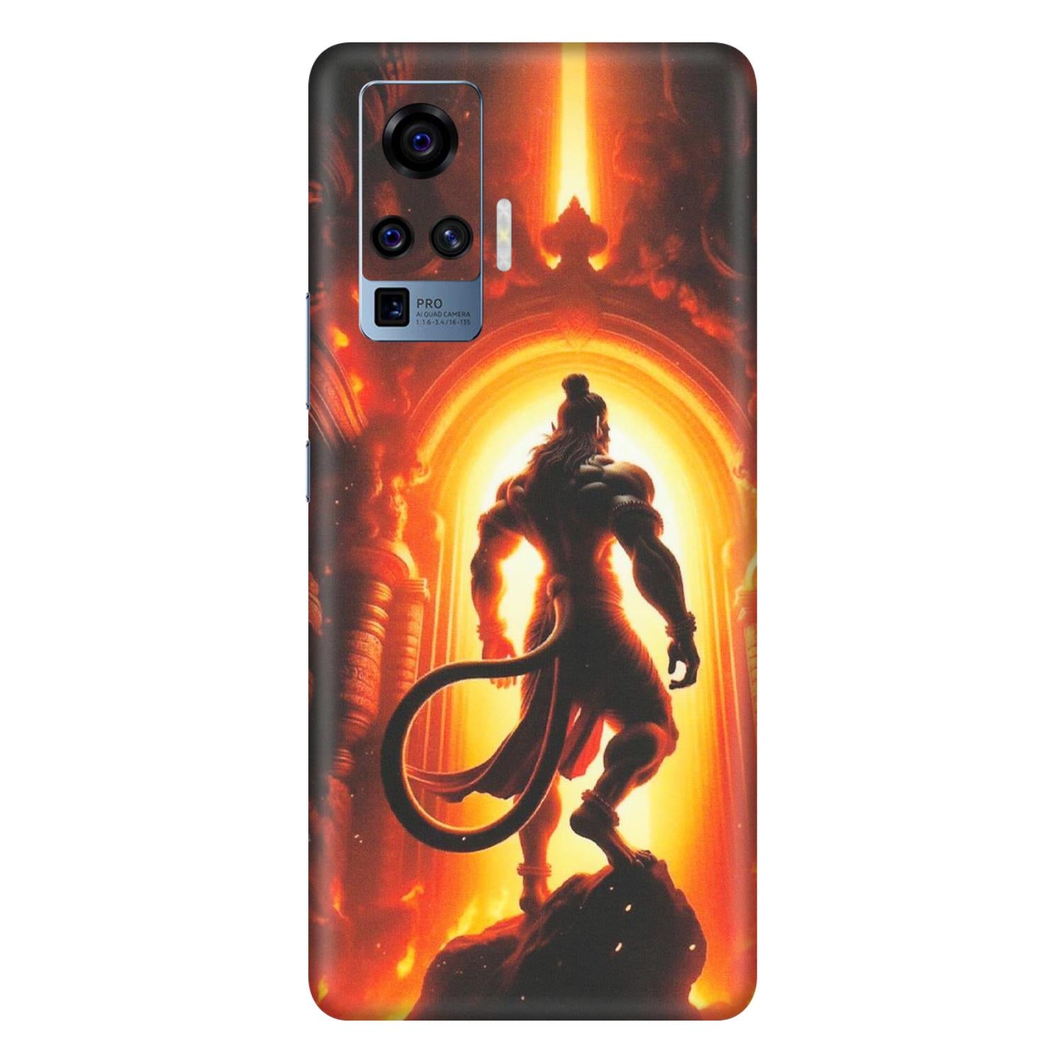 VIVO Z/V/X/T/U/S Series Phone Skins (All Models) - HanumanJi - Matte Finish (M-06) Vivo X50 Pro