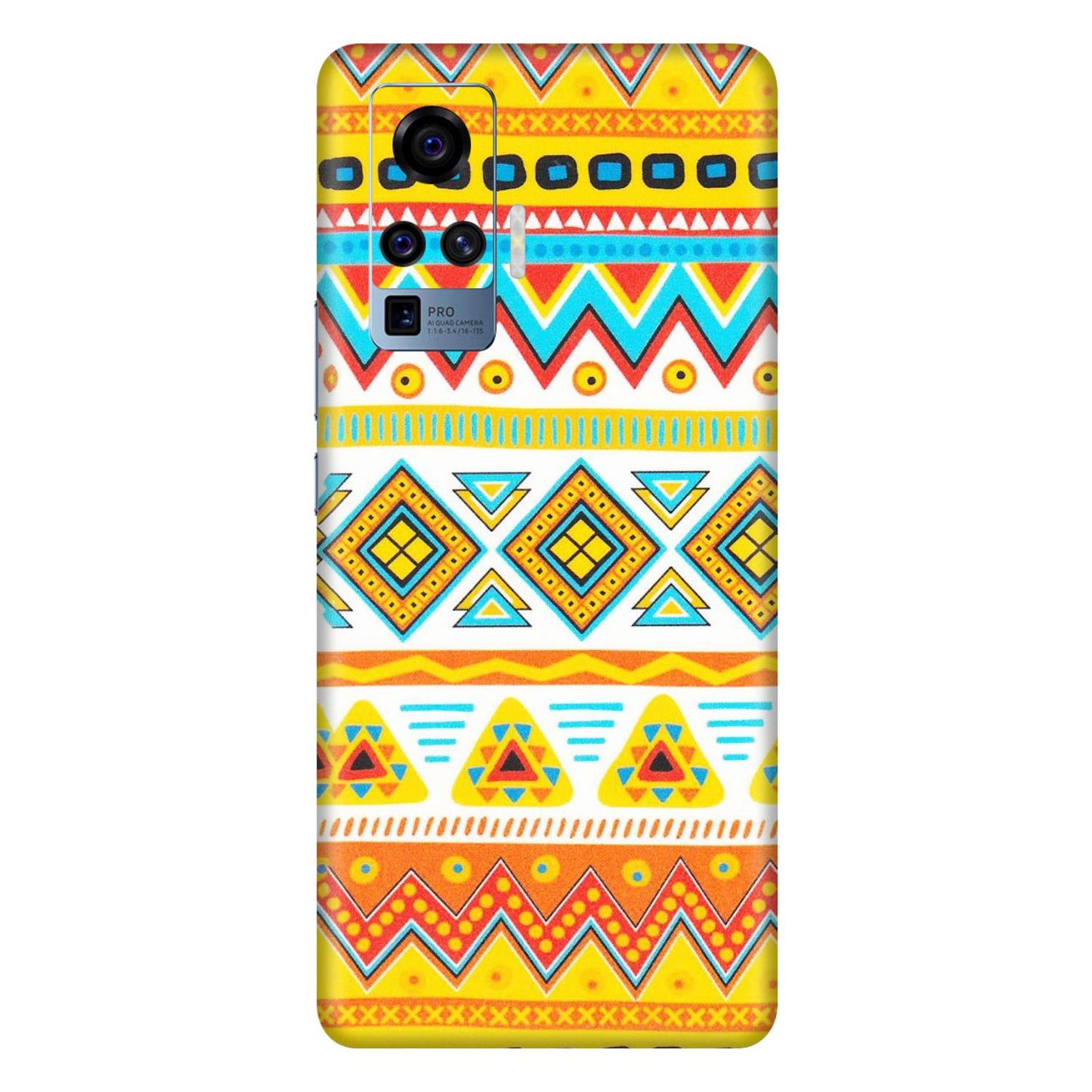 VIVO Z/V/X/T/U/S Series Phone Skins (All Models) - Mexican Abstract - Matte Finish (M-71) Vivo X50 Pro