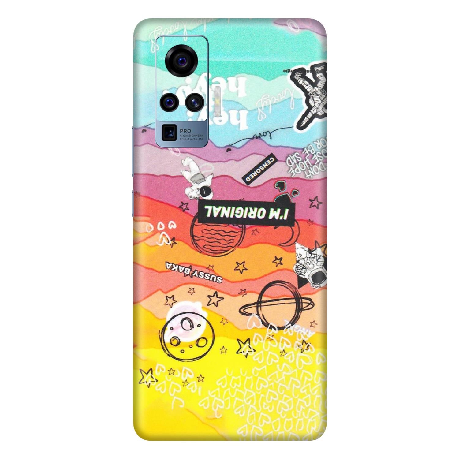 VIVO Z/V/X/T/U/S Series Phone Skins (All Models) - The Original Astronaut - Matte Finish (M-79) Vivo X50 Pro