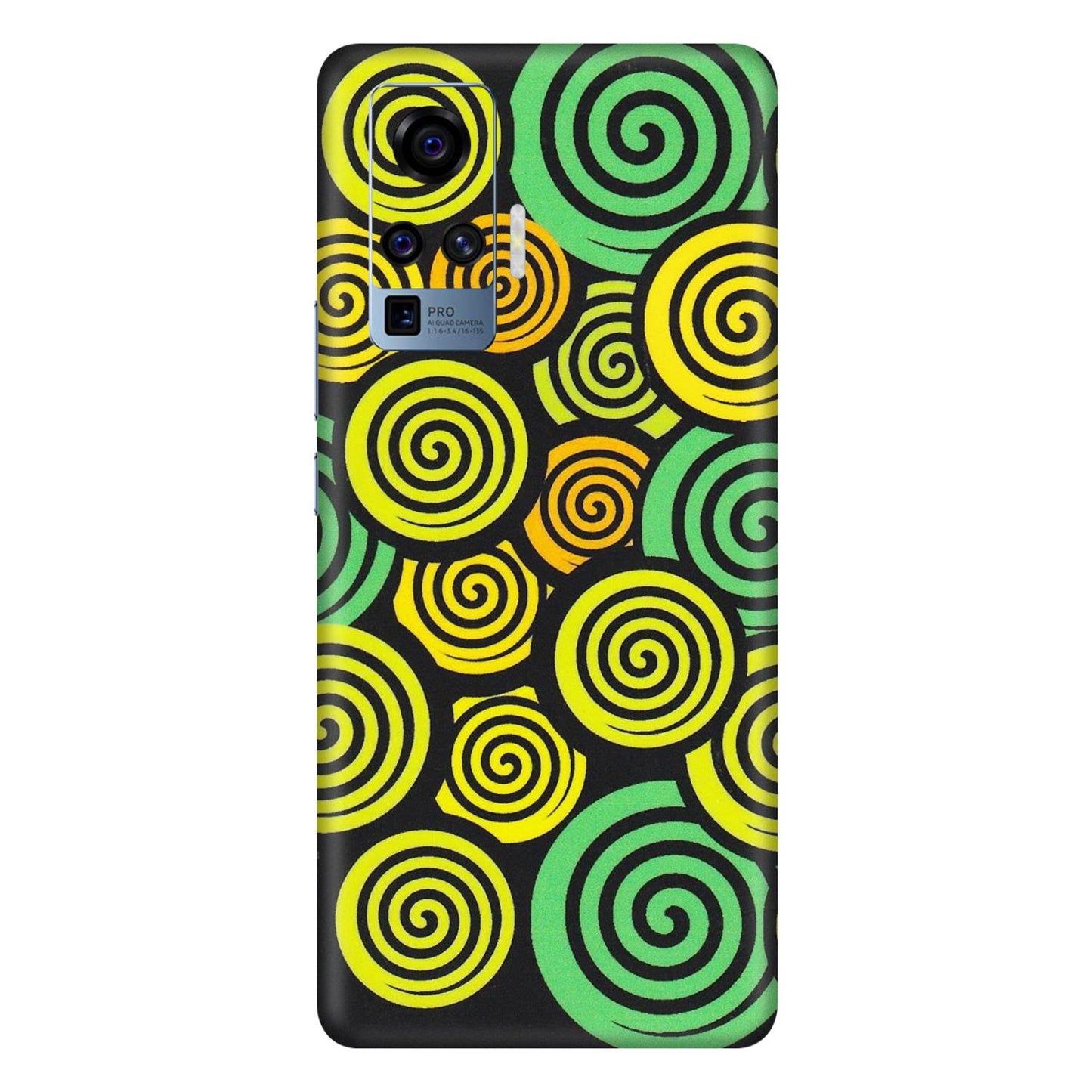 VIVO Z/V/X/T/U/S Series Phone Skins (All Models) - Crazy Spiral - Matte Finish (M-91) Vivo X50 Pro