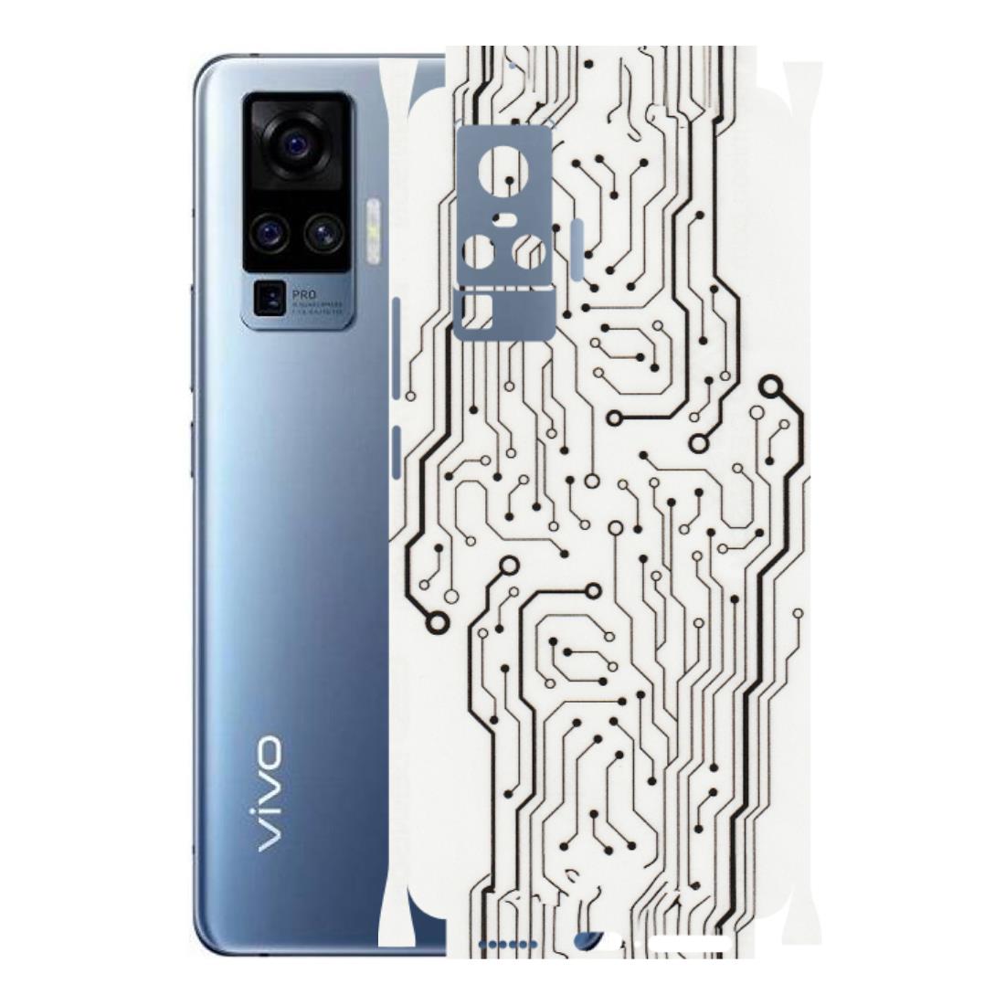 VIVO Z/V/X/T/U/S Series Phone Skins (All Models) - Tech Circuits - Transparent Finish (T-03) Vivo X50 Pro