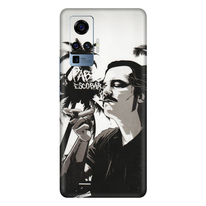 VIVO Z/V/X/T/U/S Series Phone Skins (All Models) - Pab Escobar - Transparent Finish (T-05) Vivo X50 Pro