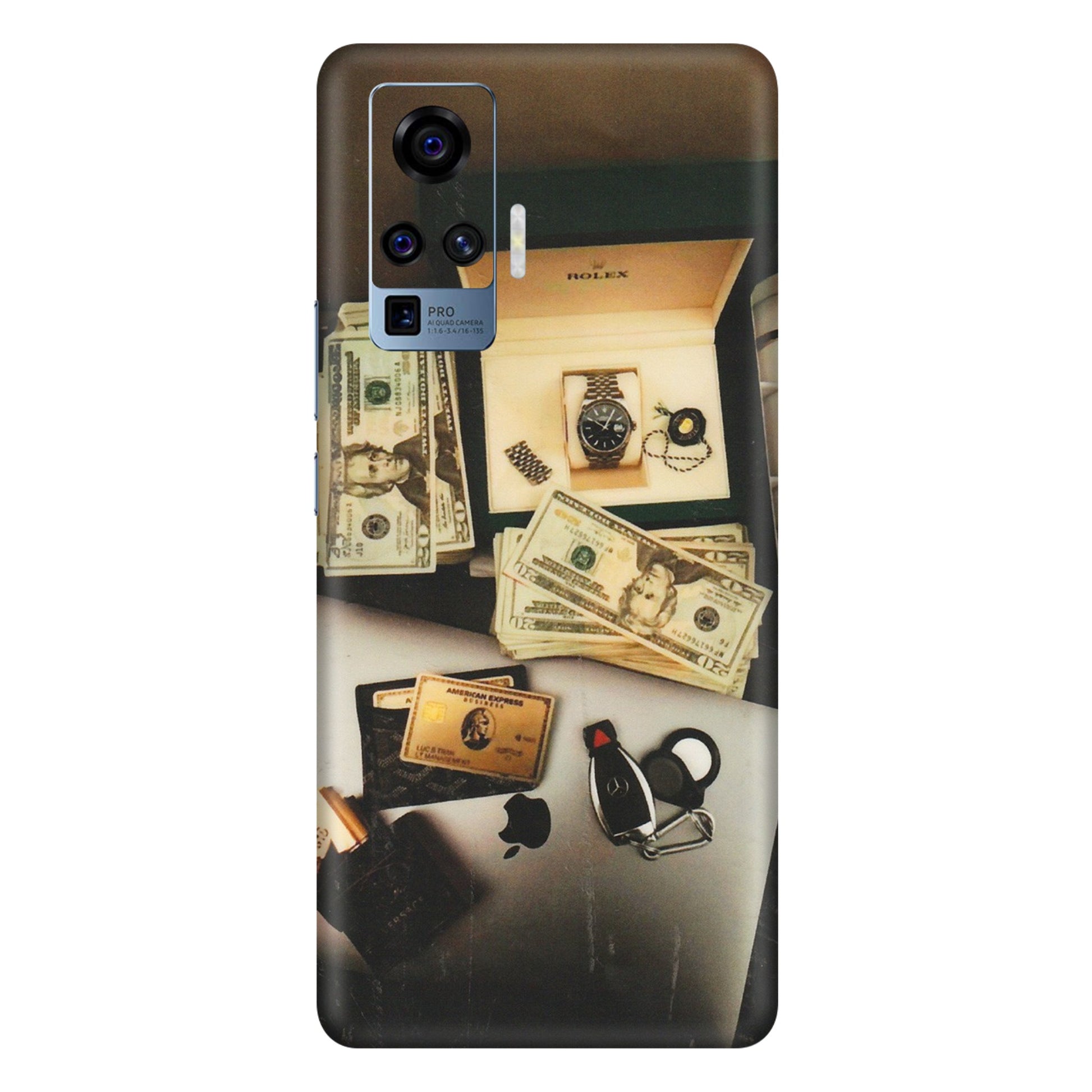 VIVO Z/V/X/T/U/S Series Phone Skins (All Models) - Luxury Lifestyle - Transparent Finish (T-11) Vivo X50 Pro