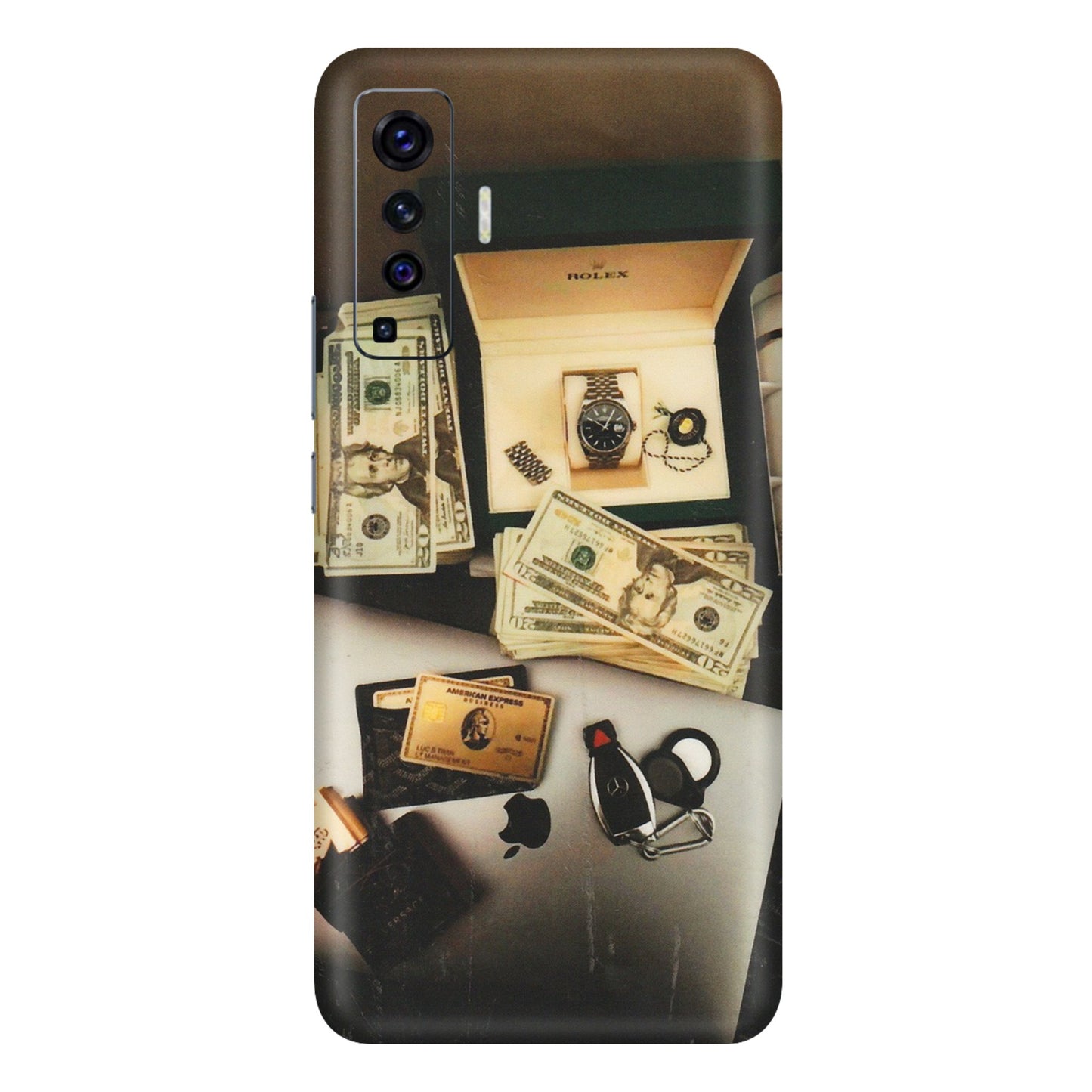 VIVO Z/V/X/T/U/S Series Phone Skins (All Models) - Luxury Lifestyle - Transparent Finish (T-11) Vivo X50