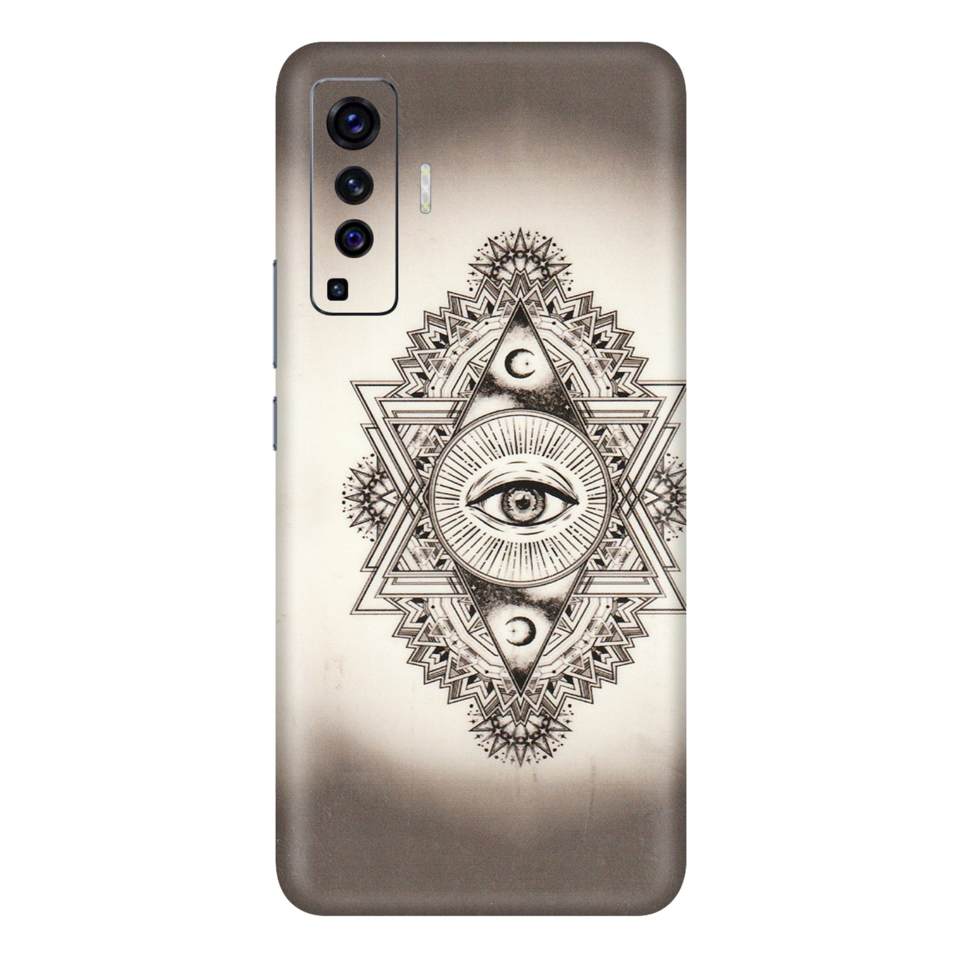 VIVO Z/V/X/T/U/S Series Phone Skins (All Models) - Illuminati Great Eye - Transparent Finish (T-14) Vivo X50