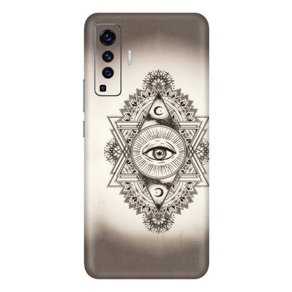 VIVO Z/V/X/T/U/S Series Phone Skins (All Models) - Illuminati Great Eye - Transparent Finish (T-14) Vivo X50