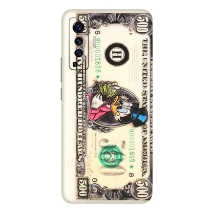 VIVO Z/V/X/T/U/S Series Phone Skins (All Models) - Five Hundred Dollar Duck - Transparent Finish (T-15) Vivo X50