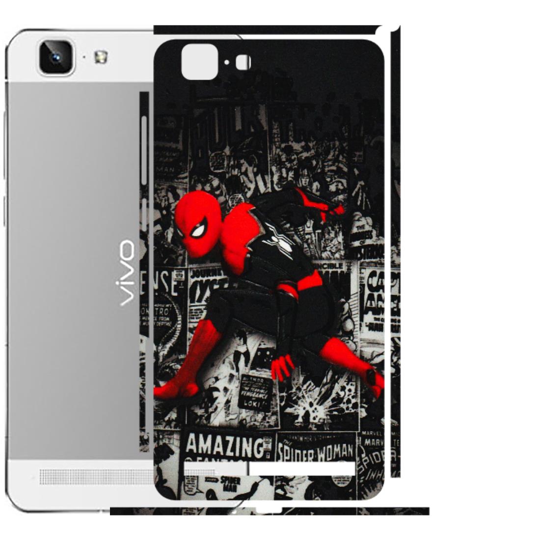VIVO Z/V/X/T/U/S Series Phone Skins (All Models) - SpiderMan New - 3D Embossed Finish (L-162) Vivo X5 Max