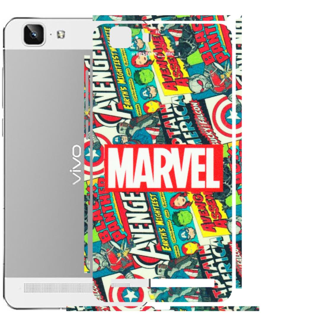 VIVO Z/V/X/T/U/S Series Phone Skins (All Models) - Marvel Comic Lover - Matte Finish (M-30) Vivo X5 Max