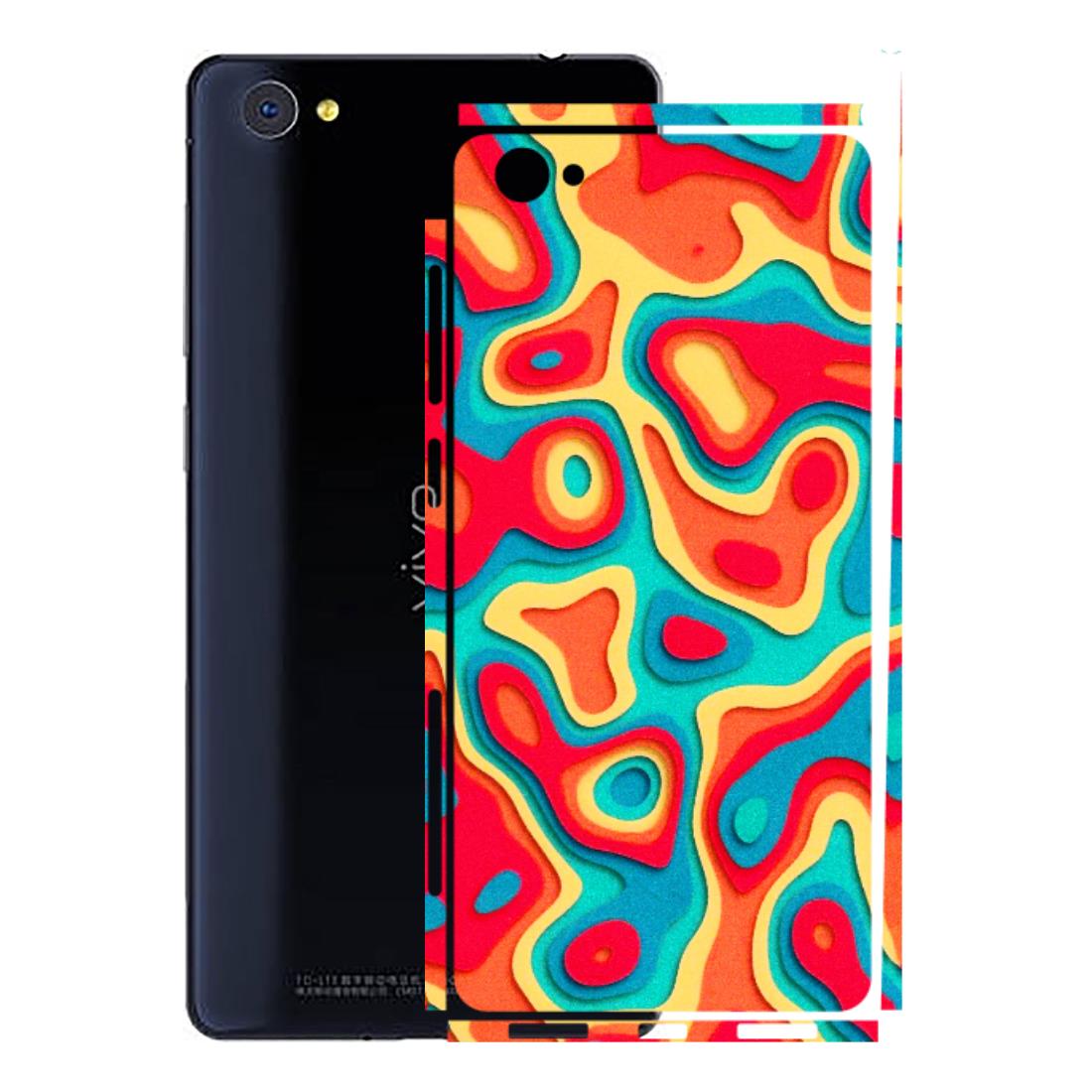 VIVO Z/V/X/T/U/S Series Phone Skins (All Models) - Abstract Swirl - 3D Embossed Finish (L-150) Vivo X5 Pro