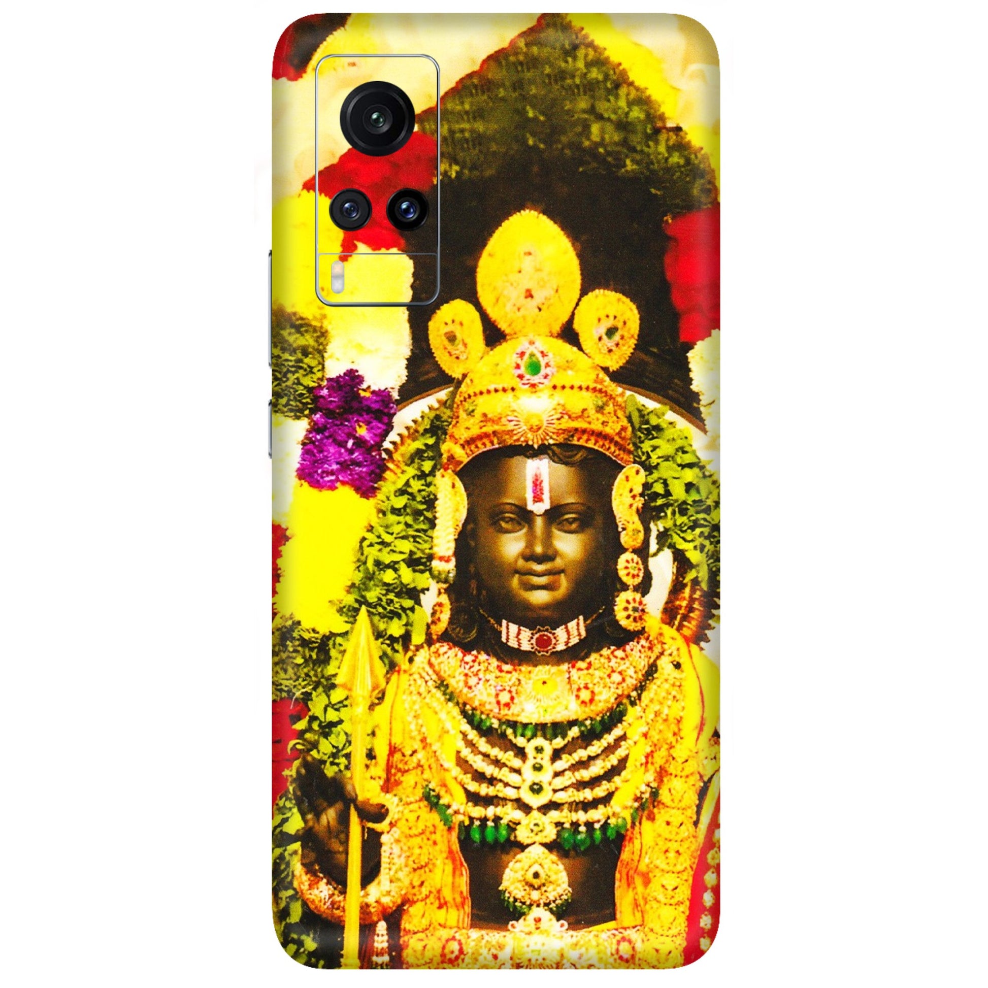 VIVO Z/V/X/T/U/S Series Phone Skins (All Models) - Ram Lalla Ayodhya - 3D Embossed Finish (L-103) Vivo X60